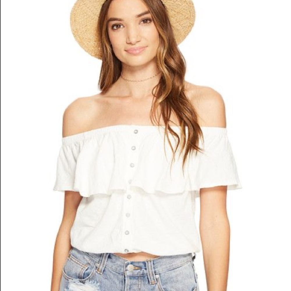 Free People Love Letter Tube, White, Small